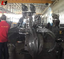 【挖掘機廢汽車抓鋼機/工廠供應(yīng)新款液壓抓鋼機抓手/鉤機液壓蓮花抓斗】- 